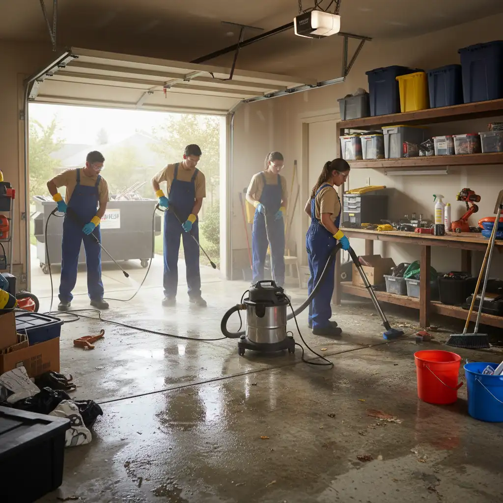 Limpieza de garages en la Rioja
