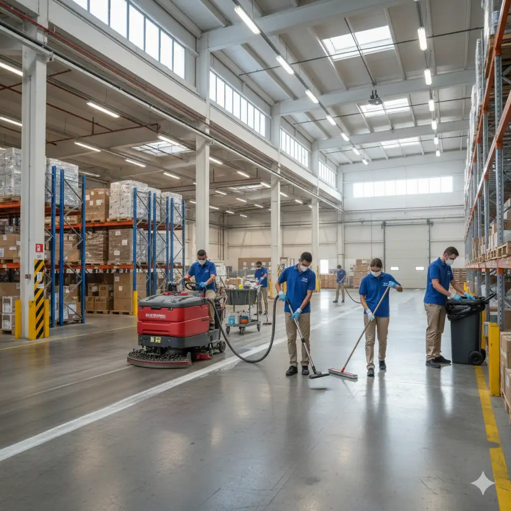 Limpieza de naves en la Rioja